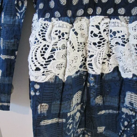 Saachi Embroidered Printed Cotton Top – Boho Elegance Meets Everyday Comfort - Picture 8 of 9